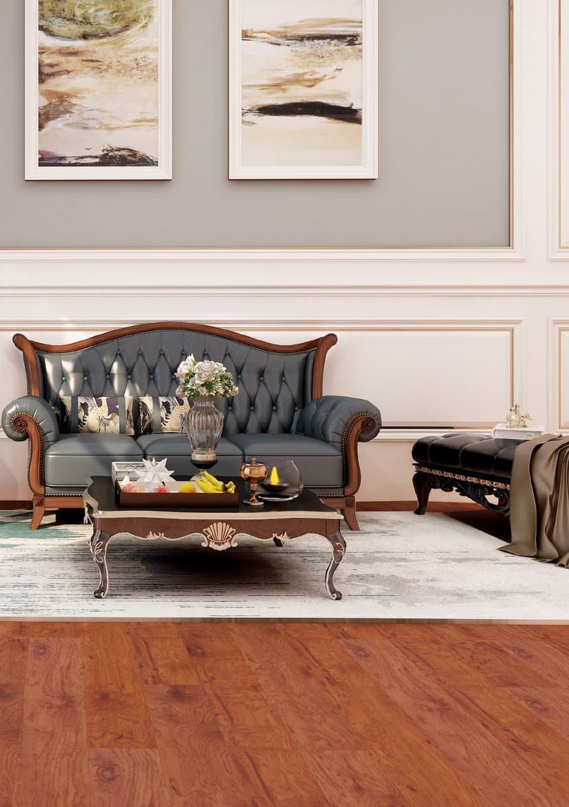 Room with Jasper Hickory New Mountain flooring