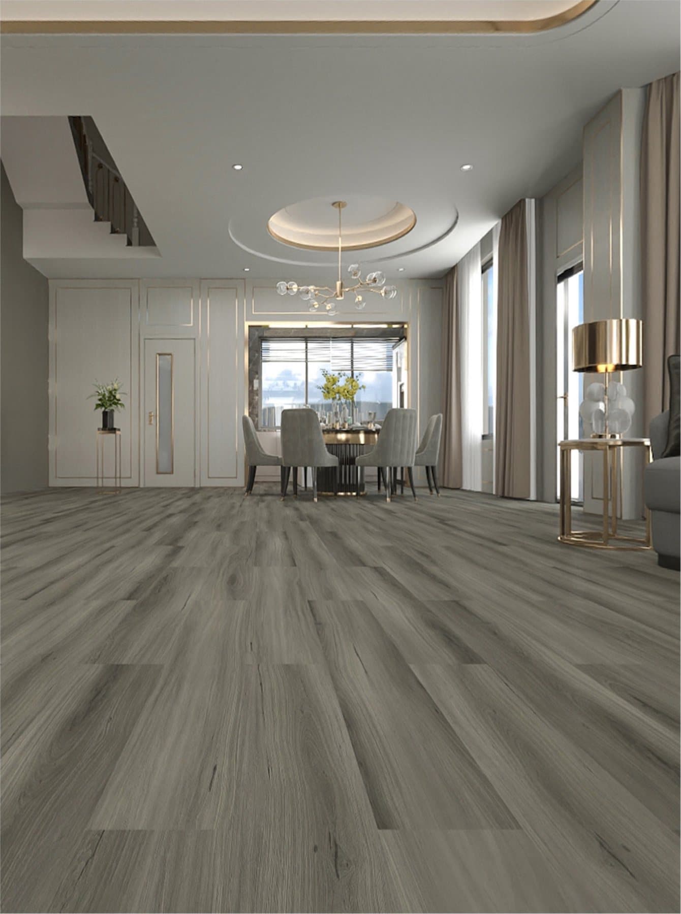Room with Charcoal Ocean View flooring
