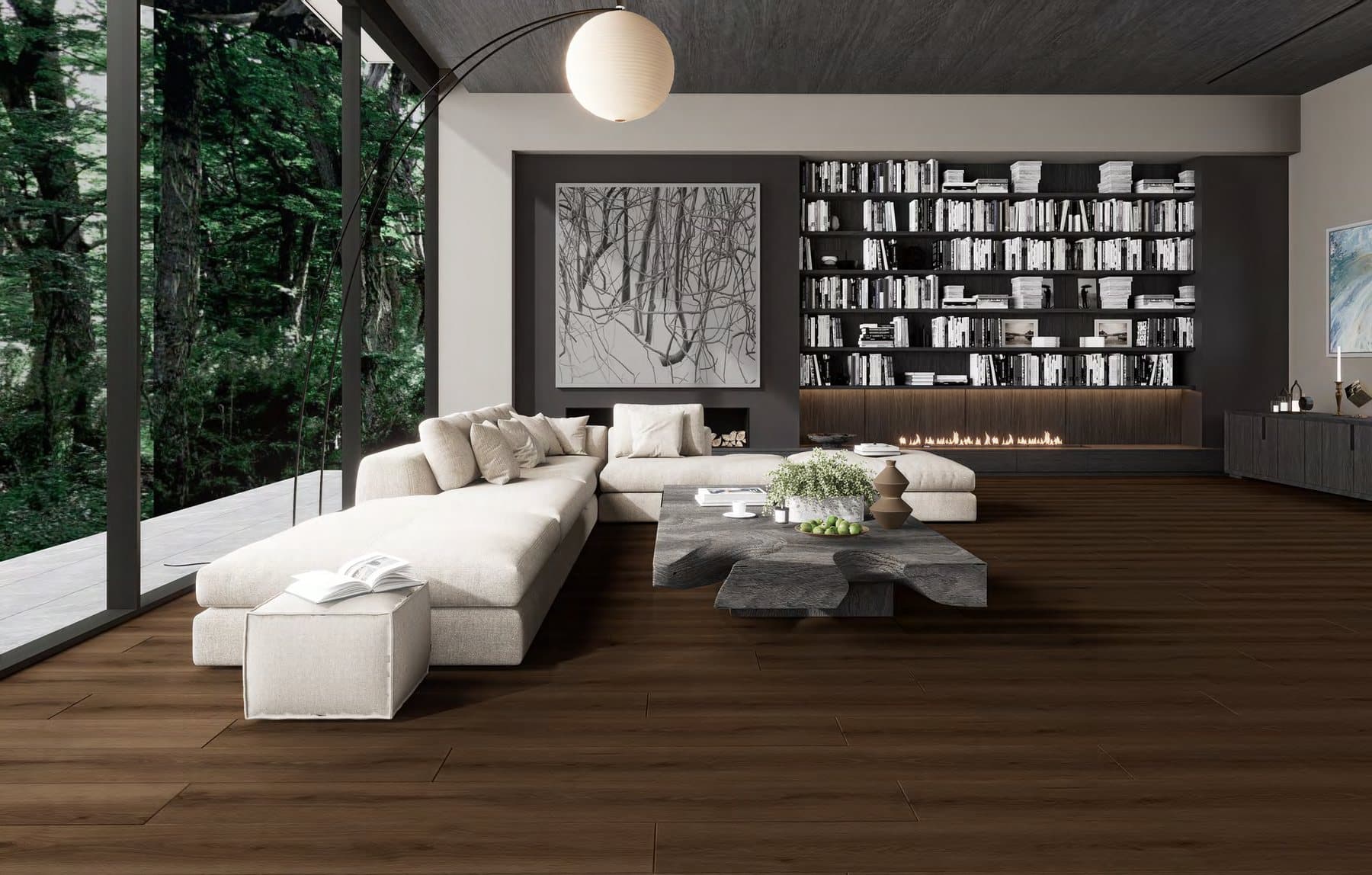 Room with Mocha V-Evo XL flooring