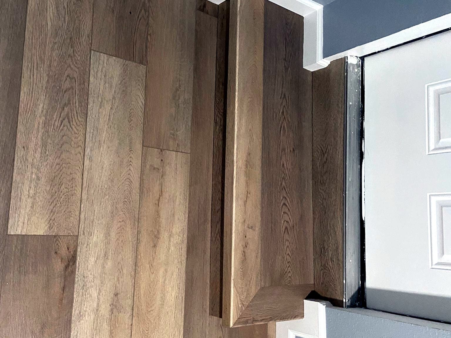 Stair flooring installed by our team